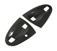 Cosiki 4 Uds Manija de Puerta Exterior Cubierta de Cuenco Ajuste para Smart Fortwo W451 2009-2015 Protección de Estilo de Fibra de Carbono de