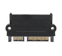 Cosiki Adaptador de Puerto SAS a Convertidor Duradero para Transferencia de Datos de Alta Velocidad Portátil para Placas Base Ordinarias Carcasa de Plástico Negro para Entusiastas de la Informática