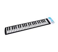 Cosiki Adhesivo Transparente Extraíble para Teclado de Piano, Adhesivo Duradero, Fácil de Usar para Principiantes, Adecuado para Piano Electrónico de 61/88 Teclas, PVC Negro, 11 X 7,4 Pulgadas (BLACK)