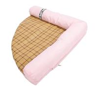 Cosiki Almohadilla Fresca para Mascotas, Estera de Enfriamiento para Gatos, Resistente a Las Mordeduras, Amigable con la Piel, Transpirable para Viajes de Campamento (Pink)