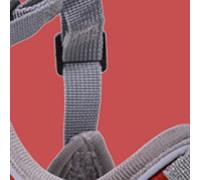 Cosiki Arnés para Mascotas con Tira Reflectante Transpirable con Correa para Perros Pequeños y Medianos, Diseño de Hebilla Duradera para Caminar de Noche, Adecuado para Pecho de 15.7 a 19.7 (S)