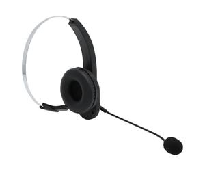 Cosiki Auriculares Bluetooth, Micrófono con Cancelación de Ruido, Auriculares Inalámbricos de un Oído, Receptor USB, Tecla de Silencio, Soporte para Comandos de Voz, Ajustable 300 MAh para el Trabajo,