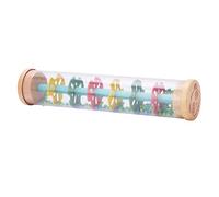 Cosiki Baby Rainmaker Mini Instrumento Musical de Juguete para Bebés Niños Pequeños Niños Entrenan el Cerebro de Las Manos para el Desarrollo de Habilidades Motoras Finas Madera Maciza 8,3 Pulgadas