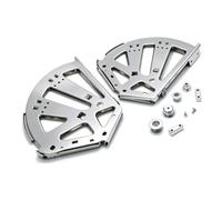 Cosiki Bisagras para Cajones de Zapatos, Marcos de Placas Abatibles de Acero Inoxidable para Ahorro de Espacio para Almacenamiento de Zapatos y Proyectos de Bricolaje, Paquete de 2 (SILVER)