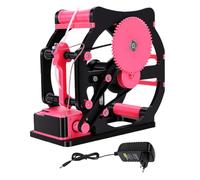 Cosiki Bobinadora Eléctrica de Carrete de Filamento 3D, Rebobinadora de Alambre de Parada Automática con Motor Paso a Paso 42 para Carrete de Nailon PLA PETG PA de 1kg de 20cm (Enchufe de la UE)