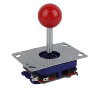 Cosiki Bola de Joystick de Estilo Clásico de Competición para Juegos, Joystick de 2/4/8 Vías para Consola de Juegos de Lucha [tuerca antideslizante] [paneles de Control de Madera y metal]