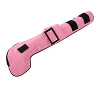 Cosiki Bolsa de Nailon para Club, Portátil, Impermeable, Suave, Plegable con Cremallera Lateral, para Niños, Entrenamiento de Práctica Al Aire (Pink)