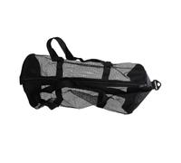 Cosiki Bolsa de Playa de Malla Tote de Secado Rápido de Gran Capacidad con Cierre de Cremallera para Equipo de Natación Actividades Al Aire Negro 58x27x27cm