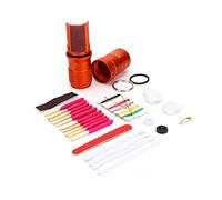Cosiki Botella con Sello de Cápsula, Recipiente Pequeño para Pastillas, Vitaminas y Baterías con Tamaño Compacto de 9,3 Cm X 3 Cm, Ideal para Viajes de Senderismo Al Aire