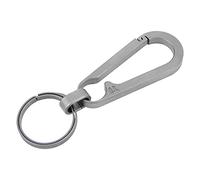 Cosiki Cadena Clave, Soporte de Llave Winkey con Llavero de Cinturón de Aleación de Alta Resistencia para Escalada Al Aire Libre (GREY)