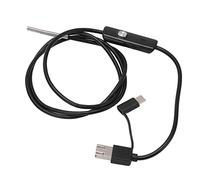 Cosiki Cámara de Inspección Endoscópica HD, Boroscopio de 3,9mm para la Industria del Automóvil, Hecho de Material ABS para Teléfono Móvil PC (Cordón suave 3,5 m)