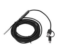 Cosiki Cámara de Inspección Endoscópica HD, Boroscopio de 3,9mm para la Industria del Automóvil, Hecho de Material ABS para Teléfono Móvil PC (cableado 2m)