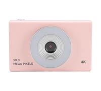 Cosiki Cámara Digital, Cámara para Niños con Luz de Relleno 4K HD Retro CCD 8X Zoom de Digital para Niños para Estudiantes Adolescentes (Pink)
