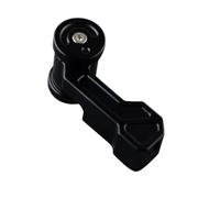 Cosiki Car Gear Shift Lever Knob, Ergonomic Aluminum Design (corto negro)