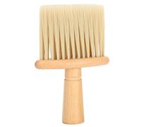 Cosiki Cepillo de Barbero Cuello, Cepillo para el Polvo para el Cabello, con de Madera Anti -diseño de Deslizamiento de 7.3 Cm de Barrido de Cabello Roto para la Barbería y el Salón