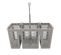 Cosiki Cesta Universal de Plástico para Lavavajillas, Organizador de Cubiertos Resistente Al Calor para Uso en Cocina, Cesta de Utensilios para Lavavajillas para Familia con Niños, 8,7 X 3,5 X 4,5