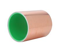 Cosiki Cinta Adhesiva de Lámina de Cobre de Doble Cara Barrera de Caracol para Plantas 3 Mx 1,2 Cm 9,8 Pies Blindaje EMI Resistencia Al Calor Frío para Refrigerador Aire Acondicionado (#3)