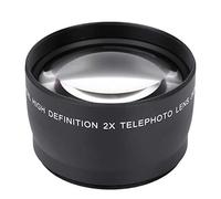 Compras Locas Lente telefoto 2X, Lente telefoto de cámara, Lente telefoto de 58 mm, Lente telefoto de 58 mm, Lente Universal para cámaras