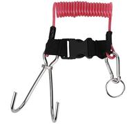 Cosiki Compras Locas Reef Hook, Marine Reef Steel Hook, Cuba Buceo Accesorios de Buceo Gancho de Acero Inoxidable para Buceo Deportivo(Transparent Powder)