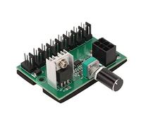 Cosiki Concentrador de Controlador de Ventilador de Computadora, Concentrador de Controlador de Divisor de Ventilador NKFV8 1 para el Hogar