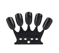 Cosiki Consejos de Práctica de Arte de Uñas Pantalla de Color Reutilizable Duradera para Uso Profesional o Doméstico Barra de Punta de Uñas de Plástico para Manicura 50 Piezas de Esmalte de que