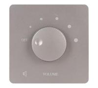 Cosiki Control de Volumen de 50W, Sonido sin Pérdidas, 5 Engranajes, Perilla de Sintonización, Controlador de Volumen para Altavoces Domésticos, PC Retardante de Llama (GRAY)