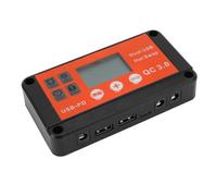 Cosiki Controlador de Carga Solar MPPT, Controlador Adaptativo Automático de 12 V 24 V, Pantalla LCD con Ajuste Inteligente USB Dual, para de Panel Solar con Batería de Gel Sellada (50A)