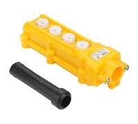 Cosiki Controlador de Interruptor Colgante para Polipasto y Grúa, Controlador de Plástico Duradero, de Diseño a Prueba de Lluvia con Operación Conveniente con una Sola Mano, Contacto Plateado 250V 5A,