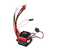 Cosiki Controlador de Velocidad Electrónico Cepillado 320A con Enchufe Tipo T y Ventilador de Refrigeración para Vehículos RC a Escala 1/10, Múltiples Motores Compatibles