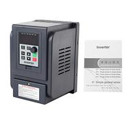 Cosiki Convertidor de Fase única a 3 Fase, VFD Variable de Frecuencia de Frecuencia, con el Manual del Usuario 1.5kW Convertidor de Inversor VFD para Regulación de la Velocidad del Motor