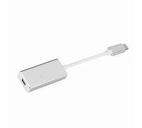 Cosiki Convertidor de Tipo C a Mini, Adaptador de a Mini DisplayPort de para Pantalla/TV/de 4k HD (Silver)