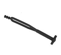 Cosiki Correa de Goma de Caballete Lateral para Motocicleta, Accesorio de Montaje de Batería Duradero e Impermeable para 14-19, Fácil Instalación (Black)