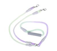 Cosiki Correa Doble para Perros, Camina 2 Mascotas Simultáneamente con un Cómodo Antideslizante, Cuerda para Caminar de Nailon Duradera y sin Enredos para (1,2 cm*0,8 M+1,0 cm*0,6 M)