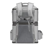 Cosiki Cortador de Gatos, Portador de Mochila de Gatos con Excelente Ventilación de la Mochila de Doble para Acampar de Caminatas de Viaje (Grey)