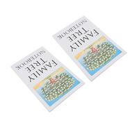 Cosiki Cuaderno de árbol Genealógico para Investigación de Historia Familiar, Libro de Registro Forrado de 2 Piezas para Genealogía y Estudiantes, 8,3x5,5 Pulgadas