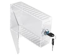 Cosiki Cubierta de Termostato Universal con Llave Caja de Bloqueo de Termostato de Fácil Instalación para el Hogar y la Oficina 18,5 X 12 X 5,6 Cm