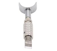 Cosiki Cuchillo Giratorio Ajustable con Cómodo para Tallar y Grabar Cuero Artesanal 7,5x2,5 Cm
