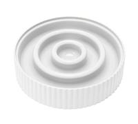 Cosiki Cuenco para Mascotas de Alimentación Lenta para Perros y Gatos, Fácil de Limpiar, Antideslizante, Promueve la Digestión, 1x17cm, Material PP (White)