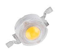 Cosiki Cuentas de Luz LED SMD, Chip de Bombilla Blanco Frío de 1W, Ahorro de Energía, 50 Uds. Para (Blanco cálido)