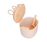 Cosiki Dispensador de Fórmula, Recipiente de Fórmula para Ir, Caja de Envasado de Polvo de Leche para Bebés, 150 Ml de Contenedor de Polvo, con Cubierta de Doble Capa, Raspador, Cucharada de Leche en