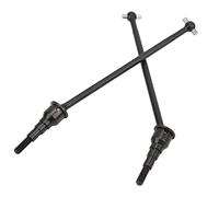 Cosiki Eje de Transmisión Delantero Trasero de Acero Duradero, Tren Motriz Eficiente para Vehículos Todoterreno Losi 1/10 Lasernut U4 Tenacity, Negro, 2 uds.