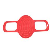 Cosiki Estera Antiadherente Resistente Al Calor del Levantador de Pavo de la Categoría Alimenticia para las Aves de Corral que Cocinan el Silicón Multicolor 23.2 * 12.4in (rojo)