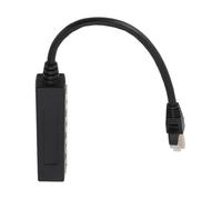 Cosiki Ethernet Splitter 1 a 4, Adaptador de Cable Ethernet 100Mbps 1000Mbps RJ45 Splitter de Red Professional 1 a 4 Puertos Divisores de Cable para Computadora