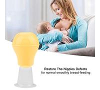 Cosiki Extractor de Corrector de Pezón Invertido, Corrección del Pezón Invertido para Aspirador de Pezones Planos para Mujeres Portátiles Corrección de Tazas Blandas Bombas de Leche Eléctricas para