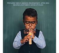 Cosiki Flauta Piccolo Premium de Madera para Niños, Juguete para Regalo, Desarrollo Sensorial, Coordinación Mano-ojo, Escena Aplicable de Educación Temprana