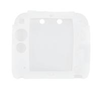 Cosiki Funda de Silicona Suave con Protectores de Pantalla para Controlador 2DS, Diseño Compacto y Elegante, Fácil de Usar para Jugadores (WHITE)
