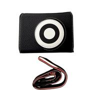 Cosiki Funda para Cámara XE5, Bolso Cruzado de Cuero PU para Cámara, Media Funda con Tapa y Correa de Hombro Ajustable (Black)