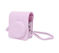 Cosiki Funda Protectora para Cámara Mini 13, Elegante Bolsa de Almacenamiento de Cuero PU para Fotografía Al Aire Libre Fácil (Pink)