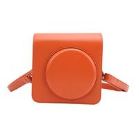 Cosiki Funda Protectora para Cámara Square SQ1, Bolso de Hombro de Cuero PU Duradero para Cámara, Potente Protección para Viajes, Incluye Correa para el Hombro (Orange)