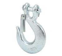 Cosiki Gancho de Cabrestante, Gancho de Remolque con Pestillo de Seguridad 3/8in 18000 Lbs de Carga de Cabrestante Hooks Clevis Hooks de 1 Pulgada de Ancho de Ancho de de 1